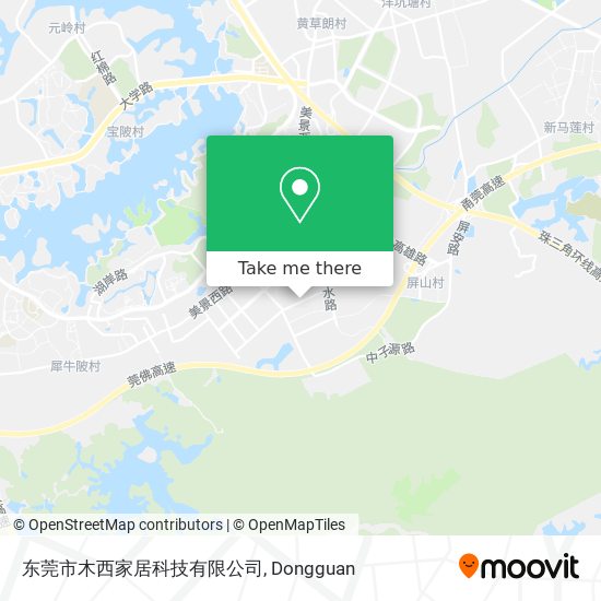 东莞市木西家居科技有限公司 map