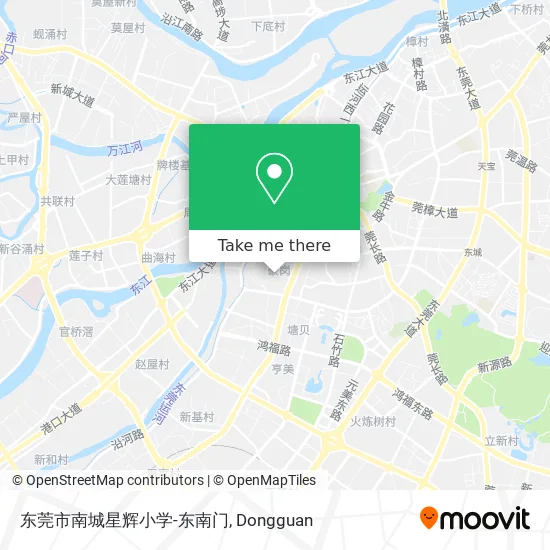 东莞市南城星辉小学-东南门 map