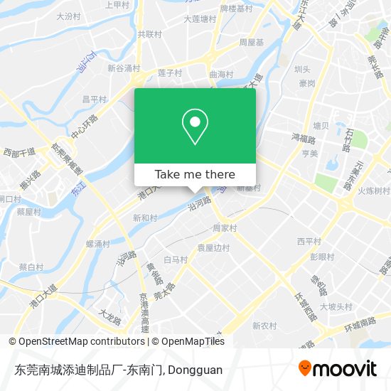 东莞南城添迪制品厂-东南门 map