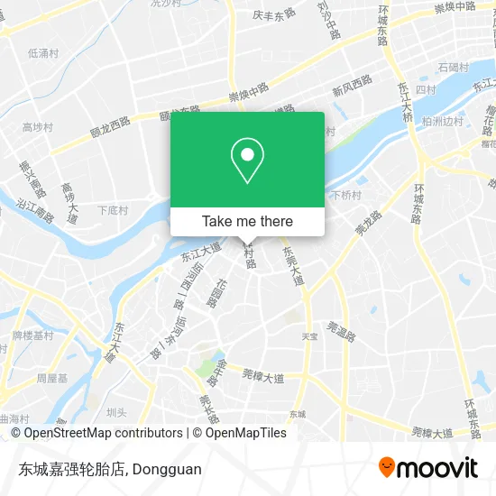 东城嘉强轮胎店 map