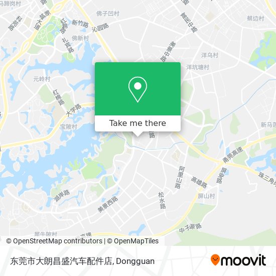 东莞市大朗昌盛汽车配件店 map