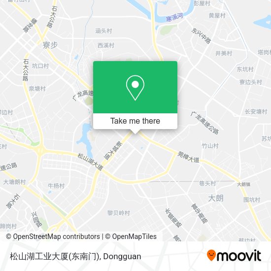 松山湖工业大厦(东南门) map