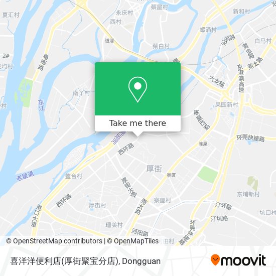喜洋洋便利店(厚街聚宝分店) map