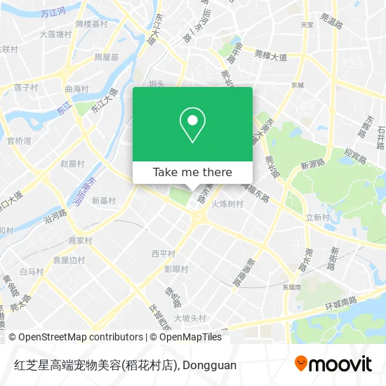 红芝星高端宠物美容(稻花村店) map