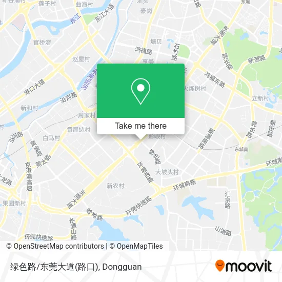 绿色路/东莞大道(路口) map