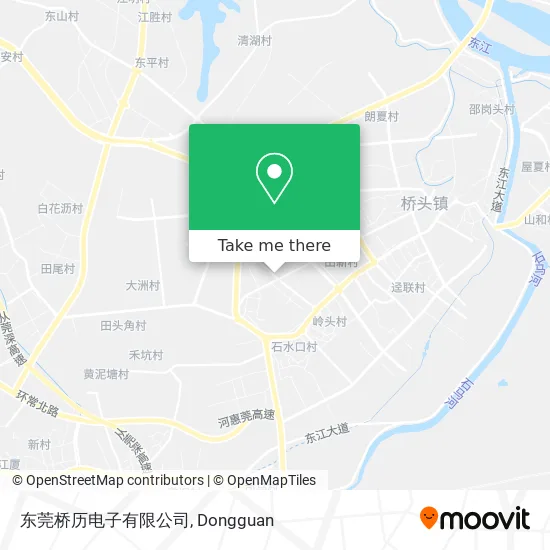 东莞桥历电子有限公司 map