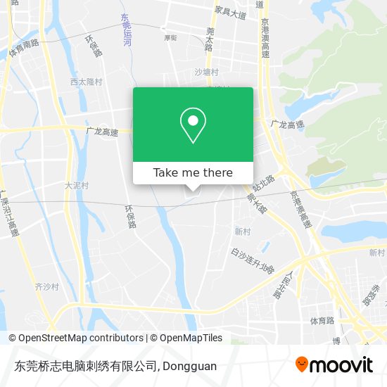 东莞桥志电脑刺绣有限公司 map