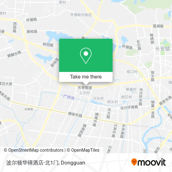波尔顿华禧酒店-北1门 map