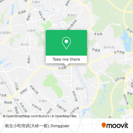 南北小吃培训(大岭一巷) map
