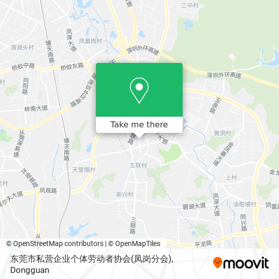 东莞市私营企业个体劳动者协会(凤岗分会) map