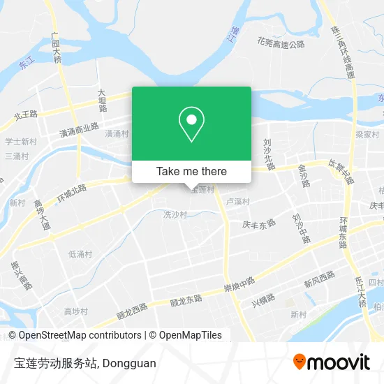 宝莲劳动服务站 map