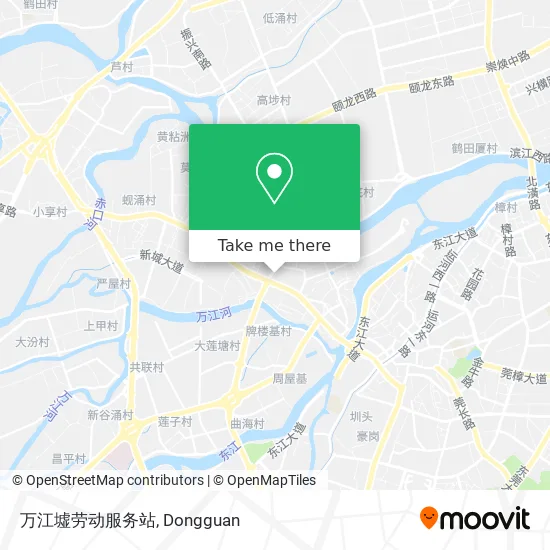 万江墟劳动服务站 map
