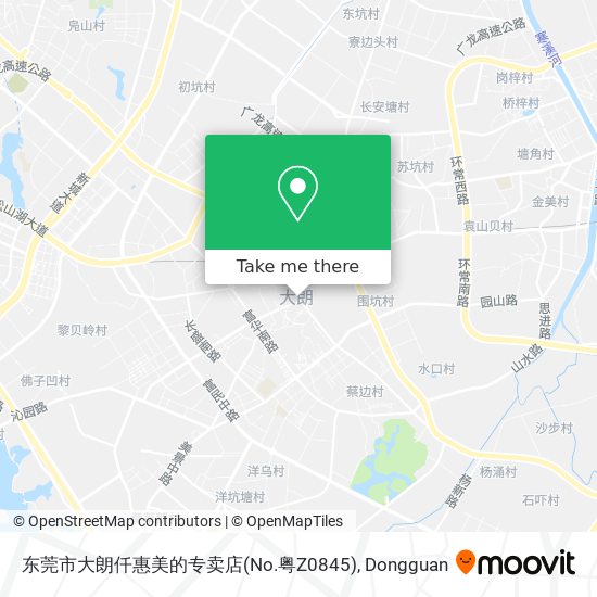 东莞市大朗仟惠美的专卖店(No.粤Z0845) map