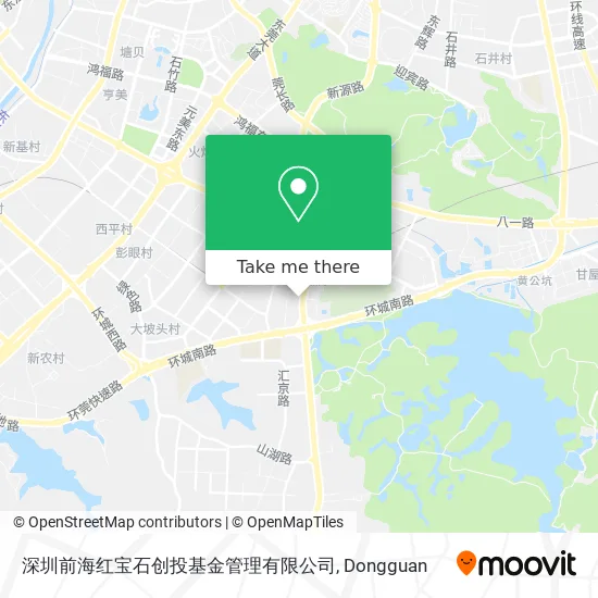 深圳前海红宝石创投基金管理有限公司 map