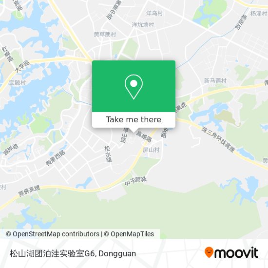 松山湖团泊洼实验室G6 map