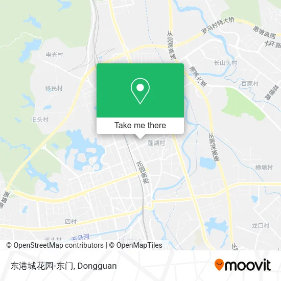 东港城花园-东门 map