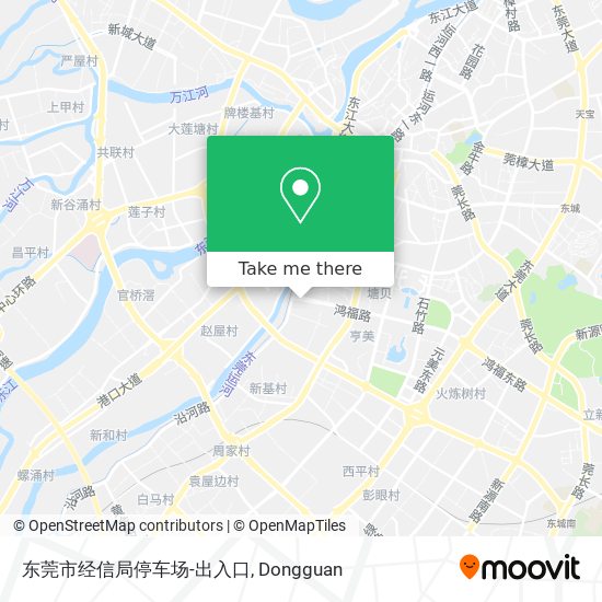 东莞市经信局停车场-出入口 map