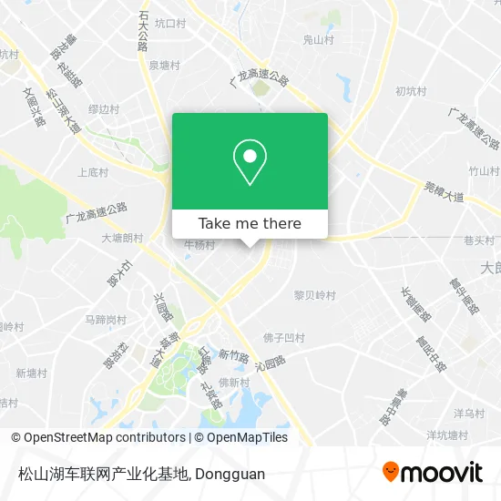 松山湖车联网产业化基地 map