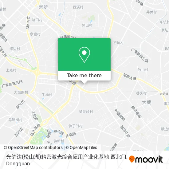 光韵达(松山湖)精密激光综合应用产业化基地-西北门 map