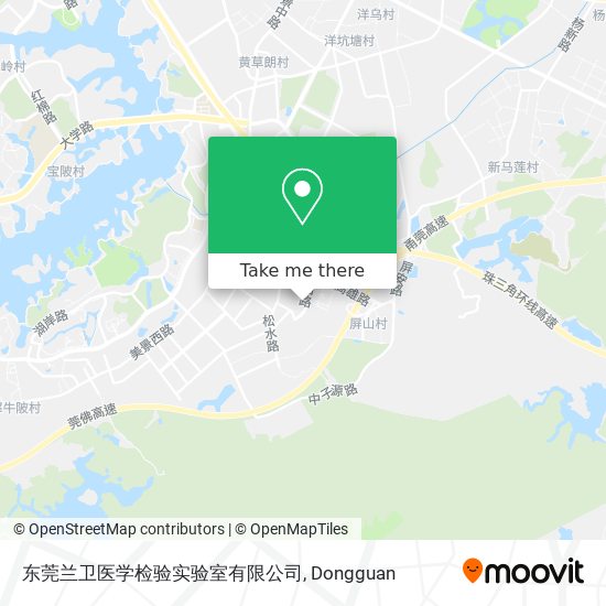 东莞兰卫医学检验实验室有限公司 map