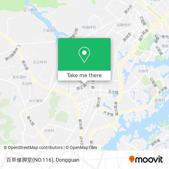 百草修脚堂(NO.116) map