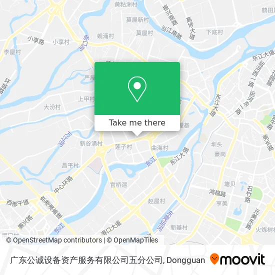 广东公诚设备资产服务有限公司五分公司 map