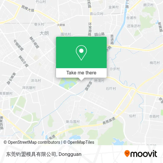东莞钧盟模具有限公司 map