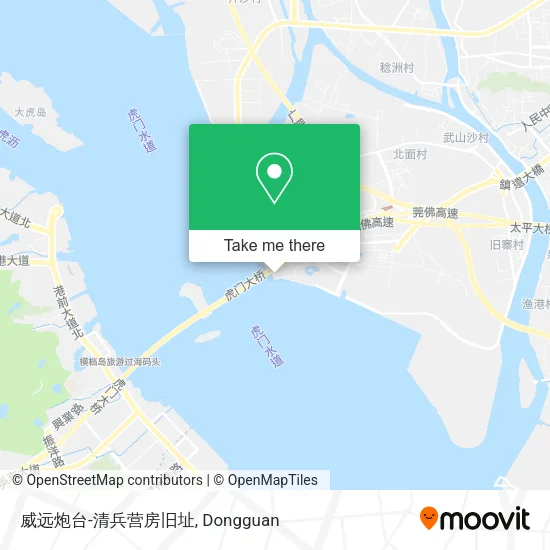 威远炮台-清兵营房旧址 map