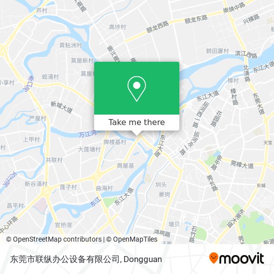 东莞市联纵办公设备有限公司 map
