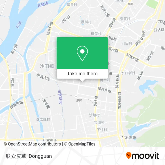 联众皮革 map