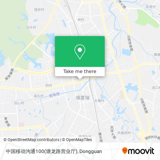 中国移动沟通100(塘龙路营业厅) map