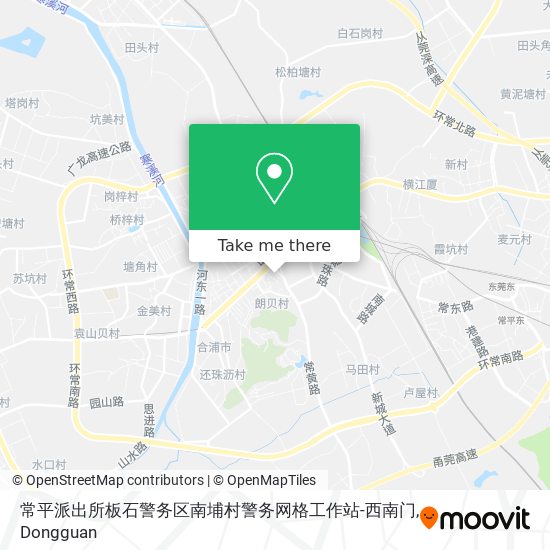 常平派出所板石警务区南埔村警务网格工作站-西南门 map