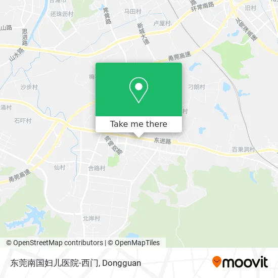 东莞南国妇儿医院-西门 map