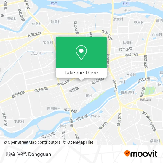 顺缘住宿 map