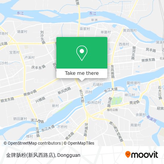金牌肠粉(新风西路店) map