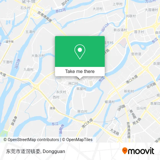 东莞市道滘镇委 map