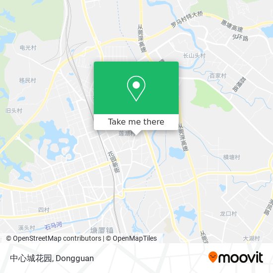 中心城花园 map