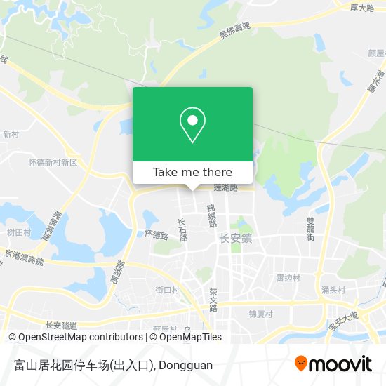 富山居花园停车场(出入口) map