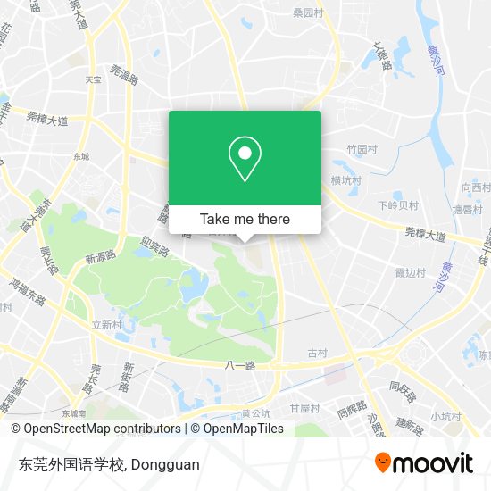 东莞外国语学校 map