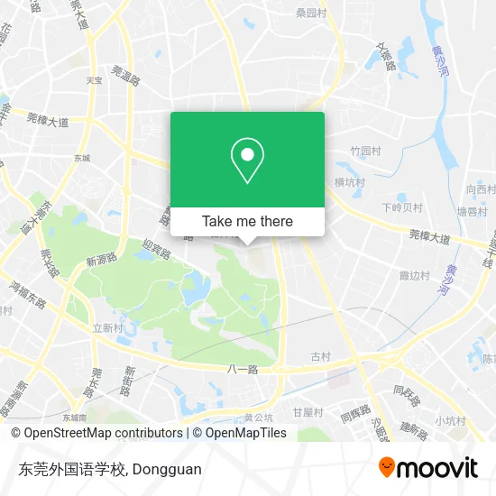 东莞外国语学校 map