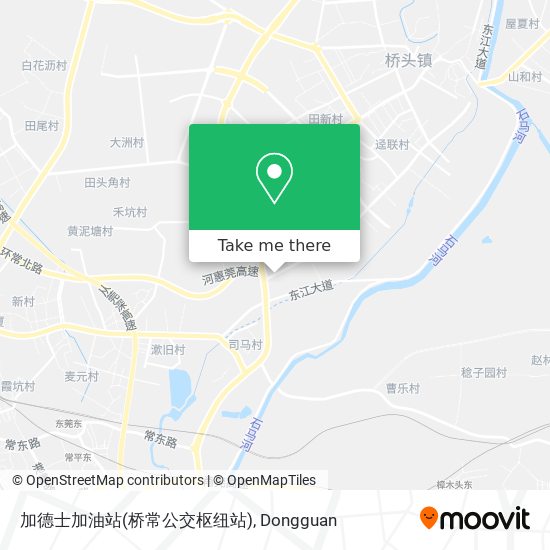 加德士加油站(桥常公交枢纽站) map