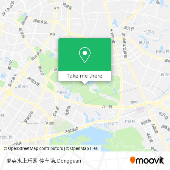 虎英水上乐园-停车场 map