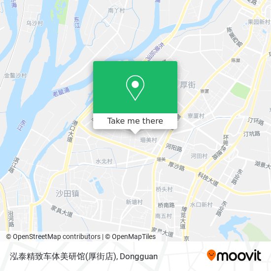 泓泰精致车体美研馆(厚街店) map