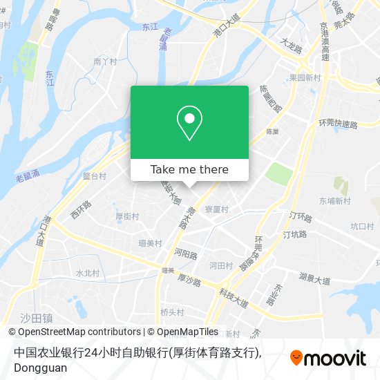 中国农业银行24小时自助银行(厚街体育路支行) map