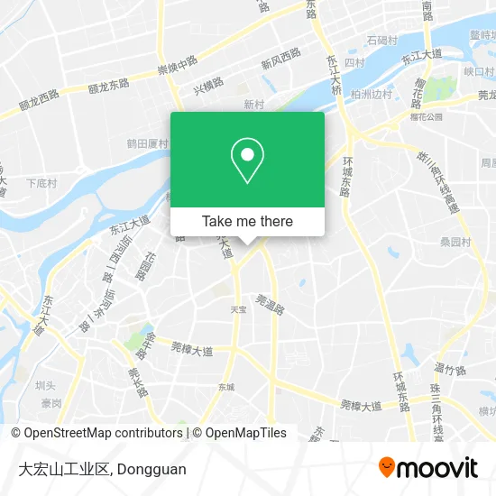 大宏山工业区 map