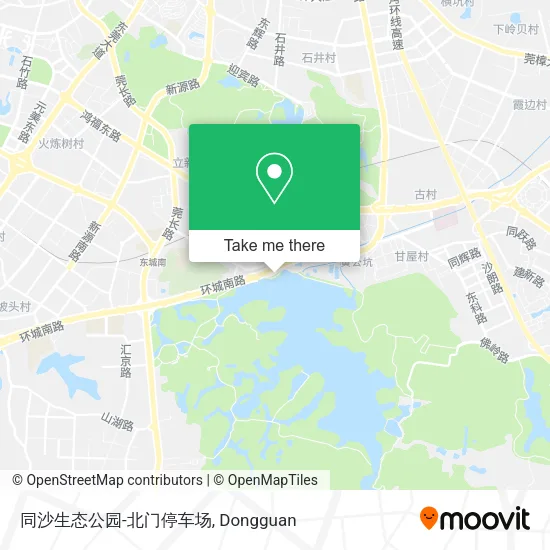 同沙生态公园-北门停车场 map