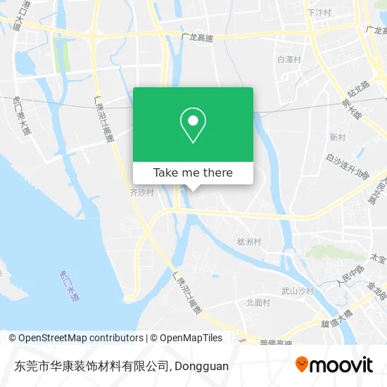 东莞市华康装饰材料有限公司 map
