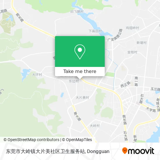 东莞市大岭镇大片美社区卫生服务站 map