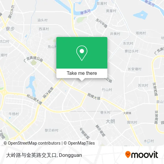 大岭路与金英路交叉口 map