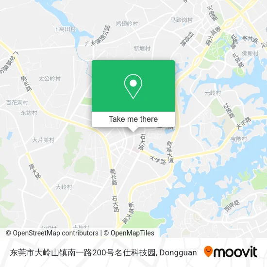 东莞市大岭山镇南一路200号名仕科技园 map